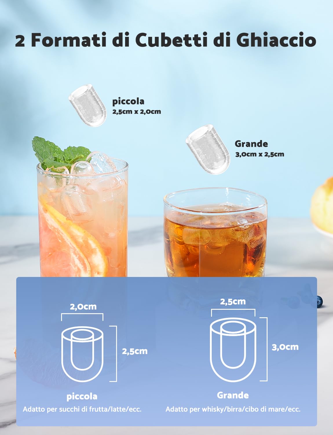 Ice Machine 12 kg/24 h, Self-Cleaning Home Ice Machine 1.5 L, Professional Ice Maker, Ready in 6 Minutes, with Handle, Silent/Scoop/Basket, Black
